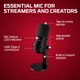 Мікрофон HyperX SoloCast USB для стрімінгу та подкастів, кардіоїдний, 24bit/96kHz, Tap-to-Mute - зображення 7