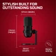 Мікрофон HyperX SoloCast USB для стрімінгу та подкастів, кардіоїдний, 24bit/96kHz, Tap-to-Mute - зображення 8