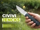 Ніж туристичний Civivi Jencks фіксований з чохлом Чорний (C24051-1) - зображення 10