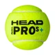 М'ячі для падел тенісу Head PRO S +3 Padel Balls Жовтий (540303) - изображение 2