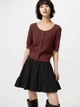 Юбка короткая летняя женская Uniqlo 188367697 M Черная (1161682579) - изображение 1