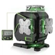 Лазерный уровень Huepar S04CG 4D 360° (16 линий) Bluetooth, LCD, 2 аккумулятора - изображение 2