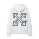Мужское худи OFF White Белый Размер M (OFH009) - изображение 1