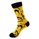 Яскраві високі шкарпетки з принтом Хелловін Honey Fashion Accessories 37-43р жовтий (1-80/6) - зображення 2