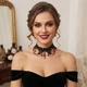 Ажурний чокер на шию у стилі готика з хрестиком і ланцюжками Honey Fashion Accessories чорний (12-396) - зображення 1