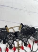 Ажурний чокер на шию у стилі готика з хрестиком і ланцюжками Honey Fashion Accessories чорний (12-396) - зображення 5