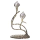 Металлическая статуэтка цветка каллы Calla Lilies 14х8х25 см для домашнего декора и камина - изображение 3