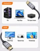 Кабель DisplayPort - HDMI 4K 60 Гц в оплетке SmartG 2м - изображение 2