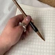 Упругая кисть из колонка/волка 4 см для каллиграфии и китайской живописи - изображение 3