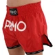 Шорты для тайского бокса и кикбоксинга красные Primo Fightwear 2025 размер M (46-48) - изображение 2