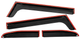 Вітровики на вікна Niken Luxury (4 шт) для Toyota FJ Cruiser 2006-2022 гг - зображення 3