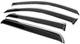 Ветровики на окна с хромом Niken Luxury 4 шт для Toyota Hilux 2006-2015 гг - изображение 4