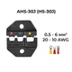 Матрица (AV)HS-30J 0,5-6 мм.кв 20-10 AWG для кримпера серии HS [AHS-30J] TACTIX - изображение 4