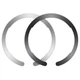 Магнитная пластина ESR Halolock Universal Magnetic Ring Black/Silver (2 Pack) with MagSafe (4894240111130) - изображение 1