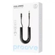 Кабель Proove Steel Spring Lightning to Mini Jack 3.5mm 1m Black (ACSS00005101) - изображение 2