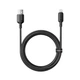 Кабель Baseus Silky Series Fast Charging Lightning 2.4A 2m Black (P10377702113-01) - зображення 2