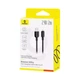 Кабель Baseus Silky Series Fast Charging Lightning 2.4A 2m Black (P10377702113-01) - зображення 5