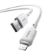 Кабель Baseus Silky Series Fast Charging Lightning 2.4A (1m) White (P10377702213-00) - зображення 2