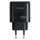 Зарядное устройство Vinga GaN 65W PD+QC 1C1A ports Wall Charger (VCPCHCA65B) - изображение 4