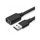 Дата кабель USB 2.0 AM/AF 1.5m US103 black Ugreen (10315) - зображення 1