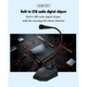 USB конденсаторный микрофон G25 с RGB подсветкой для стриминга записи подкастов с чувствительностью -30dB - изображение 6