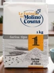 Мука пшеничная Molino Cosma Farina Tipo 1 (1 кг) профессиональная итальянская тип 1 богатая клетчаткой из мягкой пшеницы для хлеба на закваске пиццы фокачи чиабаты багетов булочек пирогов печенья лепешек хлебобулочных изделий пекарни пиццерии HoReCa - изображение 5