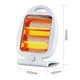 Кварцовий обігрівач 800 Вт, Heater MS 5952 QH / Настільний електричний обігрівач / Електрообігрівач - зображення 9