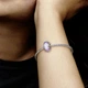 Серебряный шарм Pandora со стеклом Мурано лавандового цвета Серебряная бусина Пандора Лаванда Фиолетовая 798875C00 - изображение 4