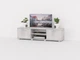 Тумба под телевизор в гостиную, тумба под ТВ, TV тумба GT-0106 Moreli 1400x360x400 Бетон Тефра - изображение 1