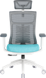 Крісло офісне OfficePro Balance OC550-W-DG-BL - изображение 2