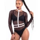 Женская портупея с шипами Art of Sex - Milana, экокожа, цвет белый, размер XS-2XL (SX4690) - изображение 1