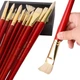WINSOR&NEWTON [Бренд Фрейда] Кисти для масляной живописи из свиной щетины. Профессиональные кисти для масляной живописи, ручки для контурной графики. Набор из 4 кистей для масляной живописи для опытных художников. - зображення 2