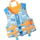 Детский спасательный жилет WATERTIME, плавающий жилет для купания, спасательный жилет для малышей, надувное снаряжение для плавания без надувных элементов, с изображением ныряющего медведя, размер M. - зображення 1