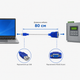 Кабель USB-COM(RS232) 9 pin/ CH340 female (мама) 45116 - изображение 3