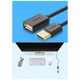 Дата кабель USB 2.0 AM/AF 1.5m US103 black Ugreen (10315) - зображення 2