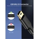 Дата кабель USB 2.0 AM to Mini 5P 1.5m US132 black Ugreen (10385) - зображення 4