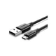 Дата кабель USB 2.0 AM to Micro 5P 0.25m 2A US289 black Ugreen (60134) - изображение 1
