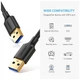 Дата кабель USB 3.0 AM/AM 1.0m US128 black Ugreen (10370) - зображення 2