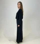 Світшот жіночий з каптуром на блискавці трикотаж чорний, 2XL-3XL - изображение 7