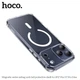 Чехол силиконовый HOCO противоударная с MagSafe для Apple iPhone 17 PRO, прозора, прозрачный - изображение 5