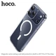 Чехол силиконовый HOCO противоударная с MagSafe для Apple iPhone 17 PRO, прозора, прозрачный - изображение 6