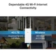 Маршрутизатор (роутер) TP-Link TL-MR100-Outdoor 4G LTE / WiFi4 / 150Мбіт/с / PoE / SIM-card 3G/4G - изображение 6