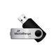 USB флеш накопитель Mediarange 64GB Black/Silver USB 2.0 (MR912) (355118) - изображение 2
