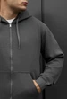 Чоловічий Спортивний Костюм Стаф Темно-сірий З Блискавкою Staff Wl Zip Dark Gray XL (402746) - зображення 3