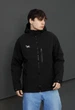 Чоловіча Демісезонна Куртка Стаф Чорна Однотонна З Логотипом Soft Shell Staff Logo Black L (402968) - зображення 1