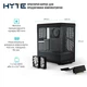 Корпус Hyte Y40 Black, Mid-Tower / ATX, Micro-ATX и Mini-ITX PC Case with PCIE 4.0 cable included - зображення 6