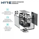 Корпус Hyte Y40 Black-White, Mid-Tower / ATX, Micro-ATX и Mini-ITX PC Case with PCIE 4.0 cable includ - зображення 5