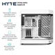 Корпус Hyte Y60 White, Mid-Tower E-ATX, ATX, Micro-ATX и Mini-ITX PC Case with PCIE 4.0 cable includ - изображение 4