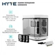 Корпус Hyte Y60 White, Mid-Tower E-ATX, ATX, Micro-ATX и Mini-ITX PC Case with PCIE 4.0 cable includ - изображение 5