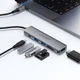 Док-станція USB3.0 Type-C --> HDMI4K@60Hz/2xUSB-A 3.0/TF/SD/USB-C 90W Hub 6-in-1 J18 Acefast - изображение 5